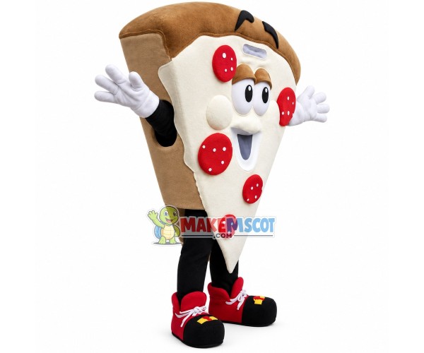 Sausage Cheese Pizza Mascot Costume