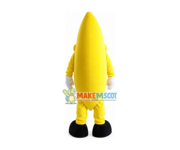 Cartoon Banana With Eyes Mascot Costume