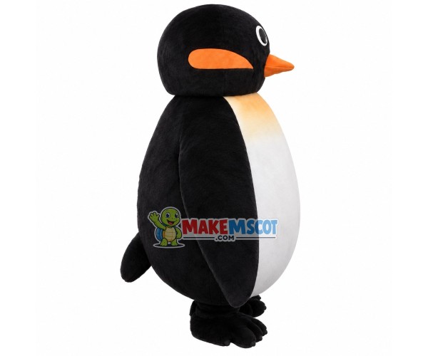 Orange Snow Penguin Mascot Costume Orange Snow Penguin Mascot Costume