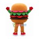 Healthy Veggie Burger Mascot Costume Healthy Veggie Burger Mascot Costume