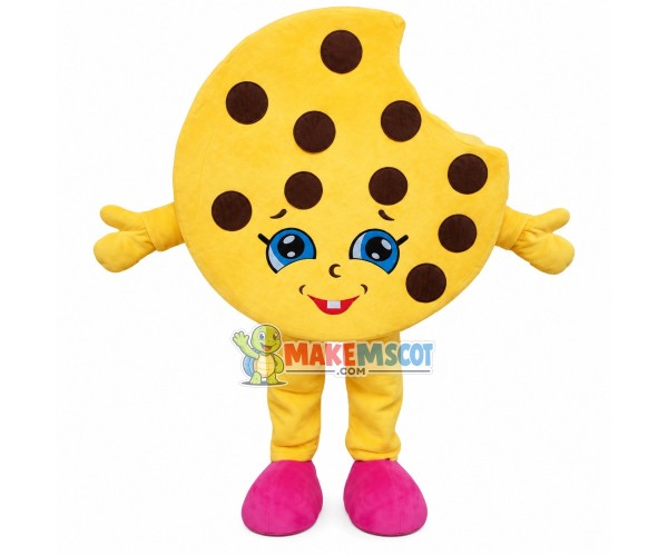 Chocolate Butter Cookie Mascot Costume