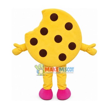 Chocolate Butter Cookie Mascot Costume Chocolate Butter Cookie Mascot Costume