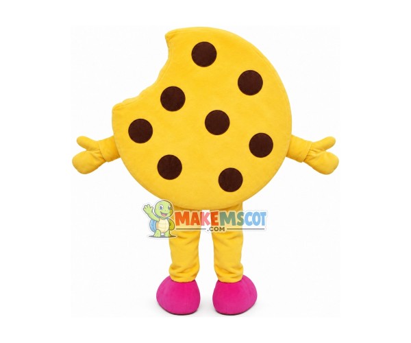 Chocolate Butter Cookie Mascot Costume Chocolate Butter Cookie Mascot Costume