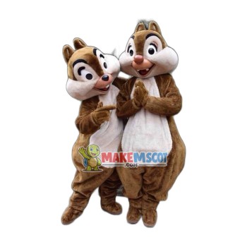 Cheerful Chipmunk Mascot Adult Costume Cheerful Chipmunk Mascot Adult Costume