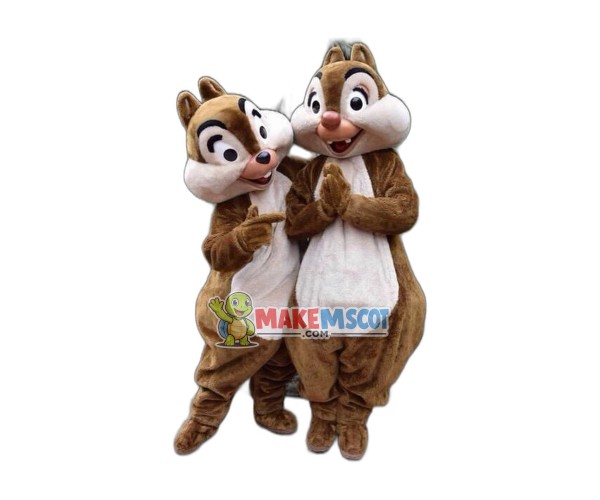 Cheerful Chipmunk Mascot Adult Costume Cheerful Chipmunk Mascot Adult Costume
