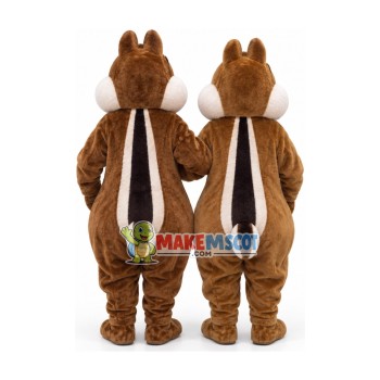 Cheerful Chipmunk Mascot Adult Costume Cheerful Chipmunk Mascot Adult Costume