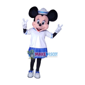 Minnie In The Sailor Skirt Mascot Costume Minnie In The Sailor Skirt Mascot Costume
