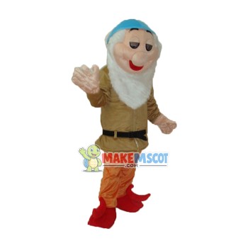 Sneezy Mascot Dwarf Costume