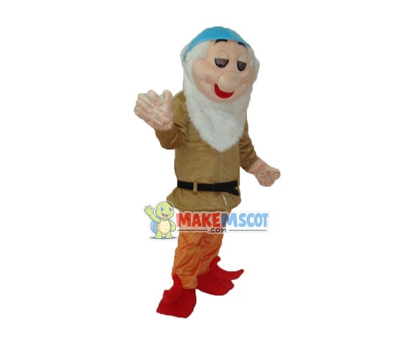 Sneezy Mascot Dwarf Costume