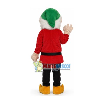The Dwarf Mascot Costume In Red Coat The Dwarf Mascot Costume In Red Coat