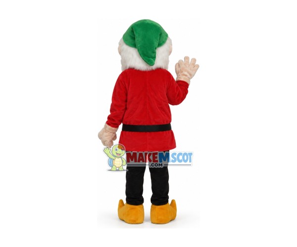 The Dwarf Mascot Costume In Red Coat The Dwarf Mascot Costume In Red Coat