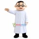 Round Glasses Ancient Teacher Mascot Costume Round Glasses Ancient Teacher Mascot Costume