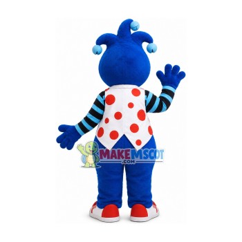 Clown With Bells Mascot Costume