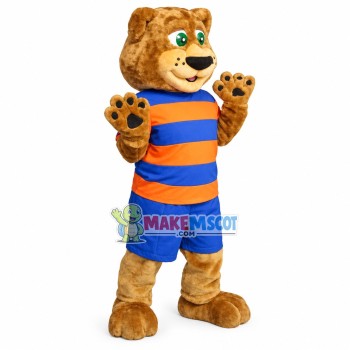 Green Eyes Sport Tiger Mascot Costume Green Eyes Sport Tiger Mascot Costume
