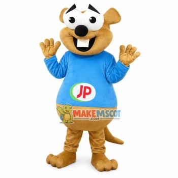 Bright Funny Groundhog Mascot Costume