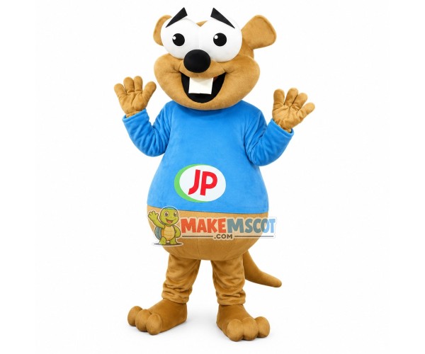 Bright Funny Groundhog Mascot Costume Bright Funny Groundhog Mascot Costume