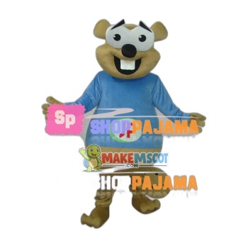 Bright Funny Groundhog Mascot Costume