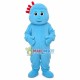 Plush Blue Iggle Piggle Mascot Costume Plush Blue Iggle Piggle Mascot Costume