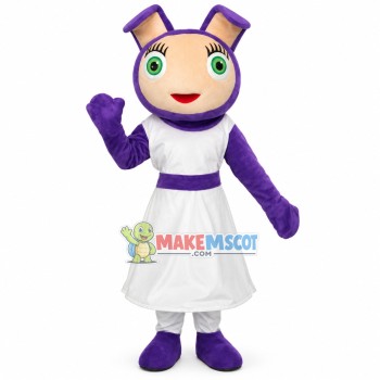 Purple Waybuloo Lala Mascot Costume