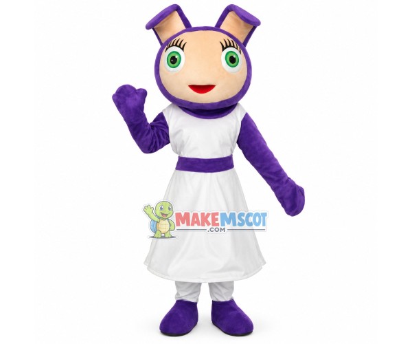 Purple Waybuloo Lala Mascot Costume