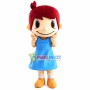 Short Hair Girl Mascot Cute Costume