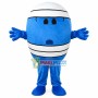Blue & White Round Ball Mascot Costume