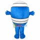 Blue & White Round Ball Mascot Costume Blue & White Round Ball Mascot Costume