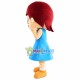 Short Hair Girl Mascot Cute Costume