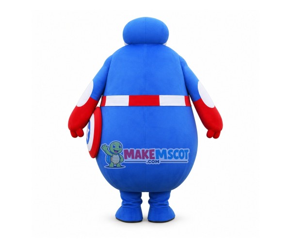 Captain America Baymax Mascot Costume Captain America Baymax Mascot Costume