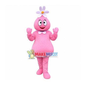 Pink Gabba Foofa Mascot Costume