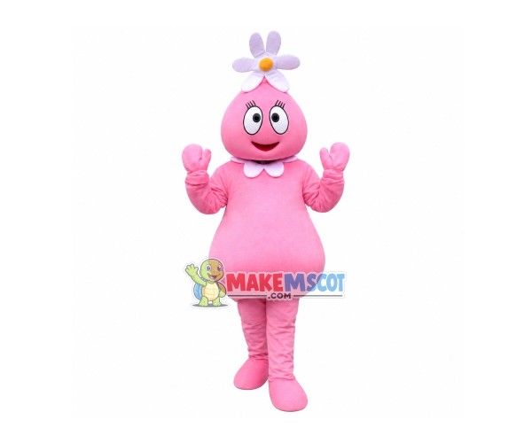 Pink Gabba Foofa Mascot Costume Pink Gabba Foofa Mascot Costume