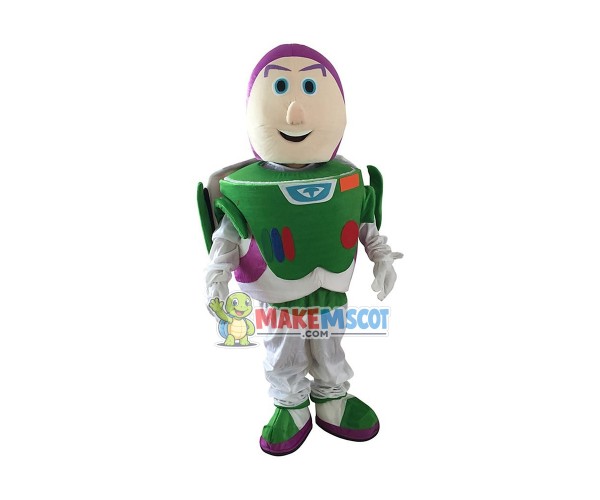 Astronaut Buzz Lightyear Mascot Costume Astronaut Buzz Lightyear Mascot Costume