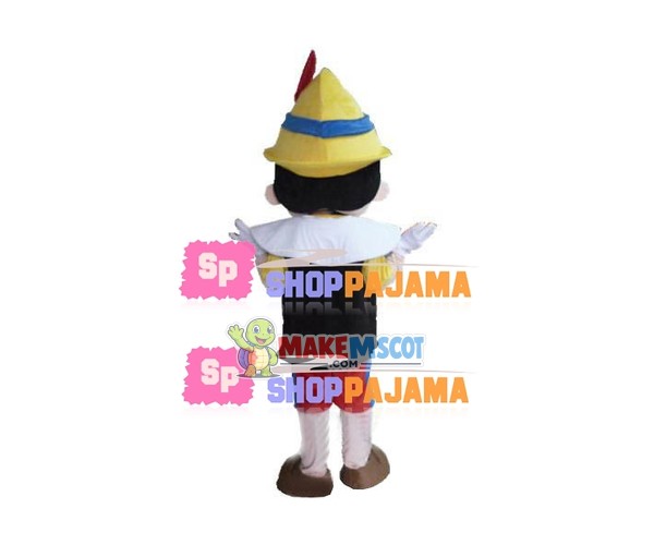Puppet Pinocchio Mascot Cartoon Costume Puppet Pinocchio Mascot Cartoon Costume