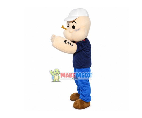 Popeye The Sailor Mascot Cartoon Costume Popeye The Sailor Mascot Cartoon Costume