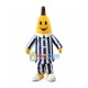 Banana In The Striped Suit Mascot Costume Banana In The Striped Suit Mascot Costume