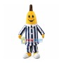 Banana In The Striped Suit Mascot Costume