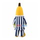 Banana In The Striped Suit Mascot Costume Banana In The Striped Suit Mascot Costume