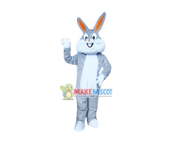Friendly Rabbit Mascot Party Costume Friendly Rabbit Mascot Party Costume