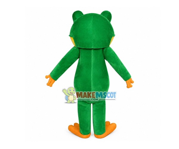 Vigilant Big Mouth Frog Mascot Costume Vigilant Big Mouth Frog Mascot Costume