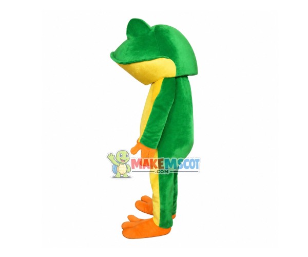 Vigilant Big Mouth Frog Mascot Costume Vigilant Big Mouth Frog Mascot Costume