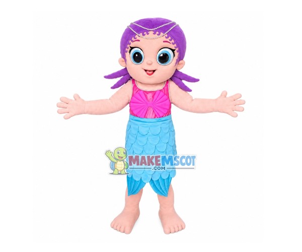 Mermaid Princess Mascot Costume
