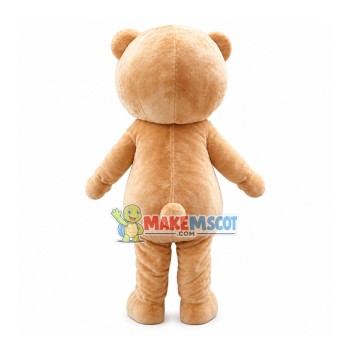 Red Bellyband Bear Mascot Costume