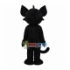 Cheerful Black Tom Cat Mascot Costume Cheerful Black Tom Cat Mascot Costume