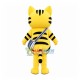 Glasses Cat Holding Sunflower Seed Mascot Costume Glasses Cat Holding Sunflower Seed Mascot Costume