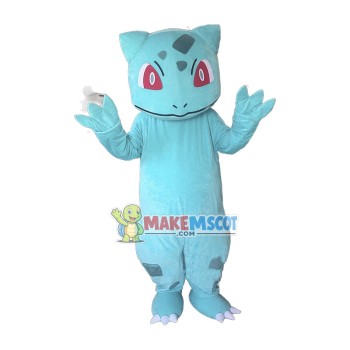 Pokemon Bulbasaur Mascot Cartoon Costume