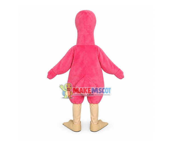 Rare Pink Ostrich Mascot Costume Rare Pink Ostrich Mascot Costume