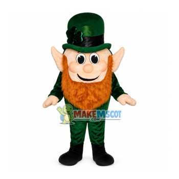 Dwarf With Brown Beard Mascot Costume Dwarf With Brown Beard Mascot Costume