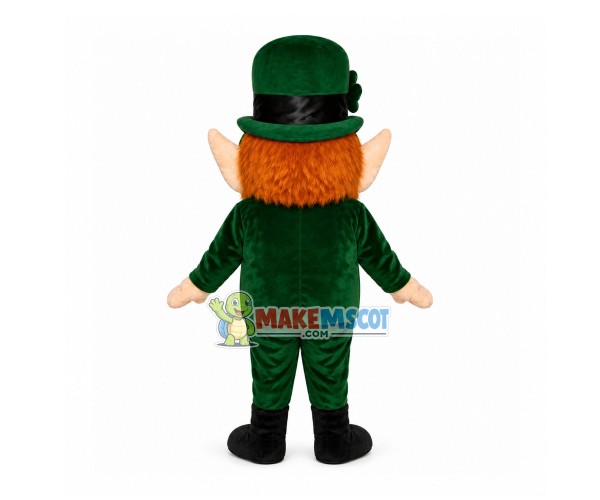 Dwarf With Brown Beard Mascot Costume Dwarf With Brown Beard Mascot Costume