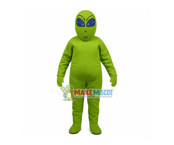 Green Alien Mascot Funny Costume Green Alien Mascot Funny Costume
