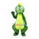 Cartoon Green Dinosaur Mascot Costume Cartoon Green Dinosaur Mascot Costume